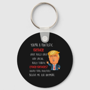 Porte-clés Vintage Make Father's Day Great Again Papa Drôle