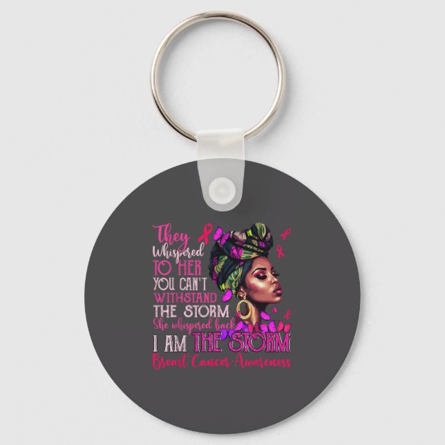 Porte-clés Vintage Motivational Suprt Breast Cancer Awareness (Recto)