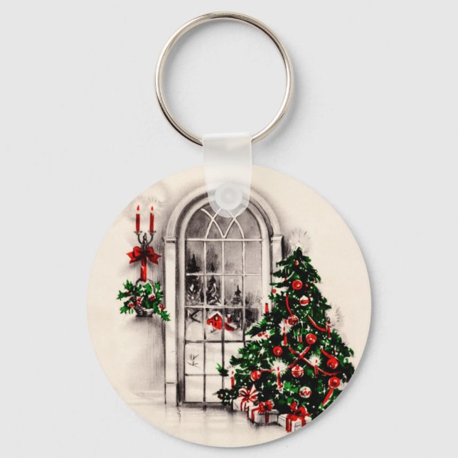 Porte-clés Vintage Noël Porte - clé (Recto)