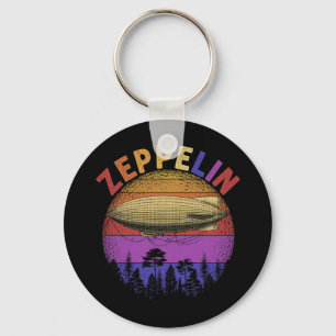 Porte-clés Vintage Retro Zeppelin Chemise Dirigible