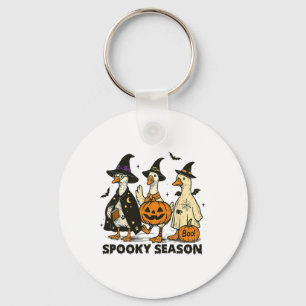 Porte-clés Vintage saison Éffrayante Halloween Goose fantôme