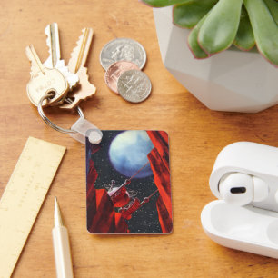 Porte-clés Vintage Science Fiction, Canyon Space Moon Rover