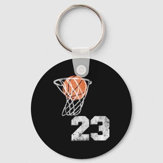 Porte-clés Vintage Sketll Jersey Number 23 Player Number  (Recto)