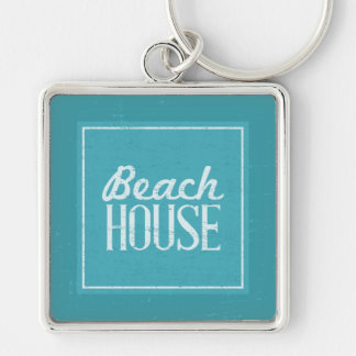 Porte-clés Vintage Turquoise Blue Beach House