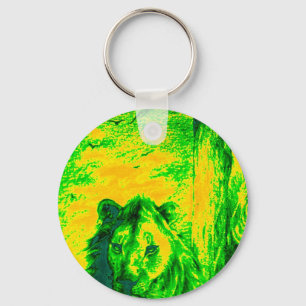 Porte-clés Vintage vert Lion simba Hakunamatata Simba Marara