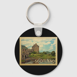 Porte-clés Vintage voyage de château de l'Ecosse