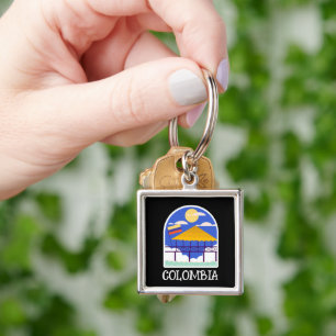 Porte-clés Vintage voyage de Colombie