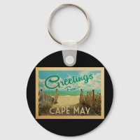Vintage voyage de plage du Cap May