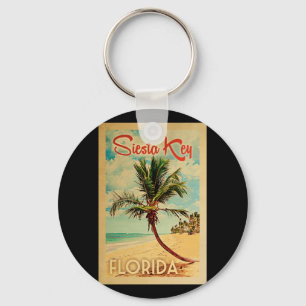 Porte-clés Vintage voyage principal de plage de palmier de la