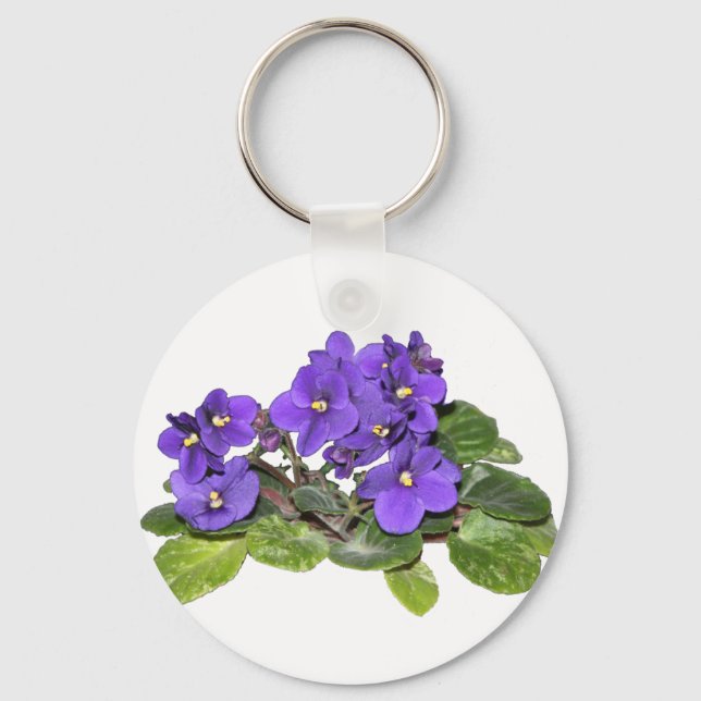 Porte-clés Violet africain (Recto)