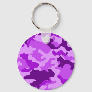 Porte-clés Violet Camo Porte - clé