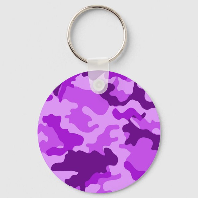 Porte-clés Violet Camo Porte - clé (Recto)