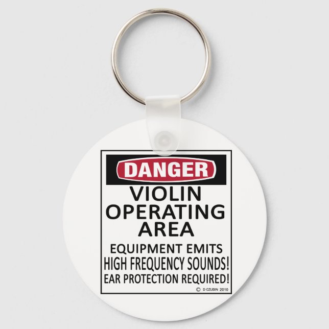 Porte-clés Violon de la zone d'exploitation (Recto)