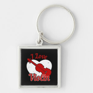 Porte-clés Violon - I Love Violon
