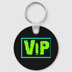 Porte-clés vip neon green music soirée discothèque discothèqu