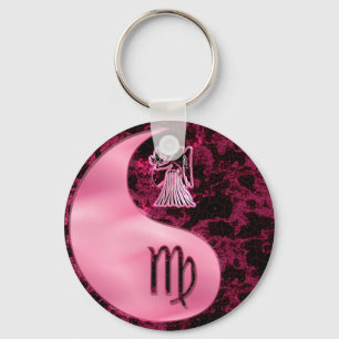Porte-clés Virgo Yin Yang