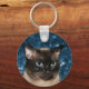 Porte-clés visage de chat siamois (Front)