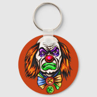 Visage de clown malin