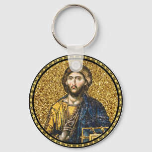 Porte-clés Visage de Jésus Christ Orthodoxe Haga Sophia Icône