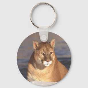 Porte-clés Visage de puma