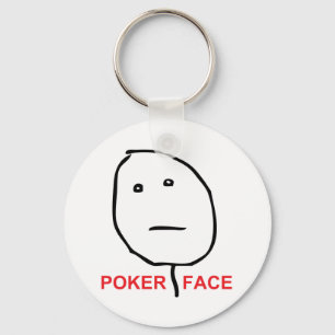 Porte-clés Visage de tisonnier (texte)