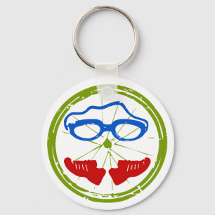 Porte-clés Visage de triathlon