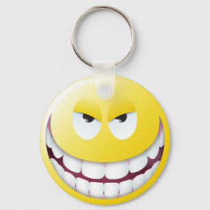 Porte-clés Visage mauvais