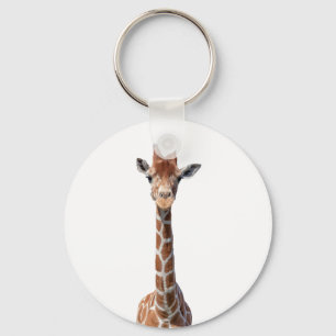 Porte-clés Visage mignon de girafe