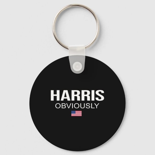 Porte-clés Visiblement Pour Président 2024 Kamala American Dr (Recto)