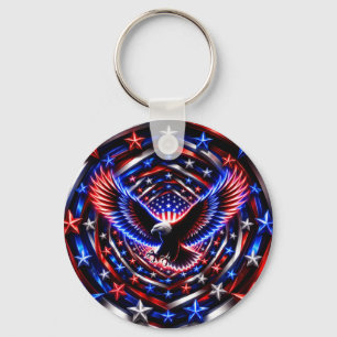 Porte-clés Vision Spirale Américaine – Aile Optique Patriotiq