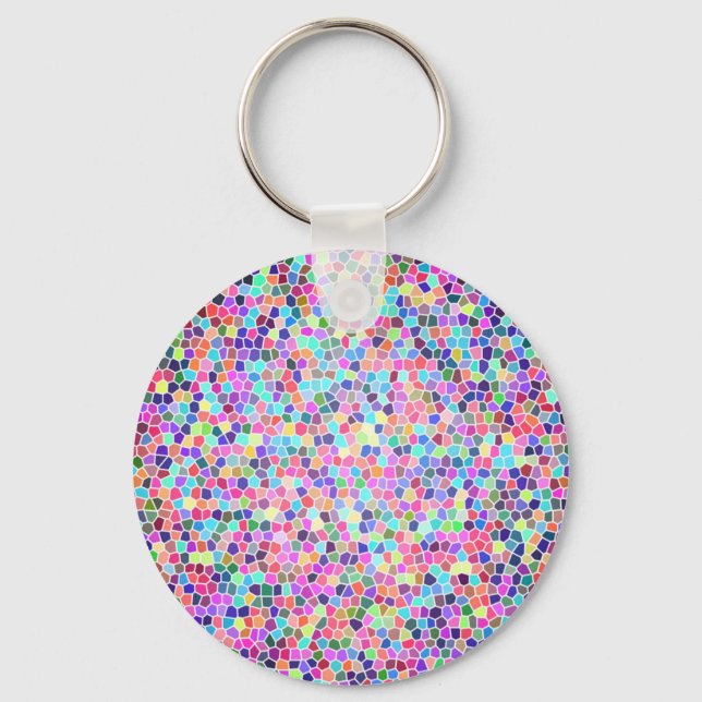 Porte-clés Vitrail coloré (Recto)