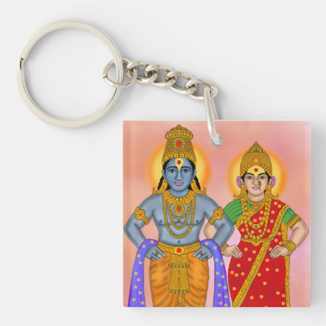 Porte-clés Vitthal Rukmini (Devant)