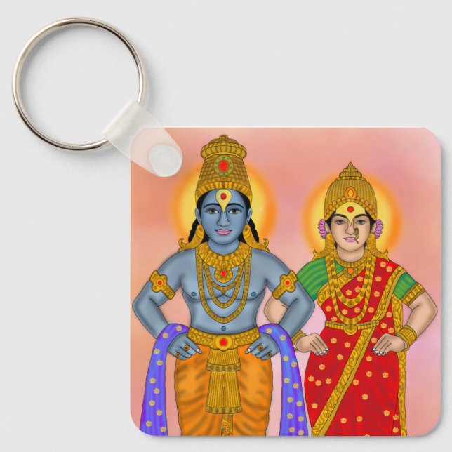 Porte-clés Vitthal Rukmini Keychain (Recto)