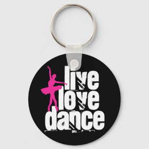 Porte-clés Vivant, amour, ballerine de danse