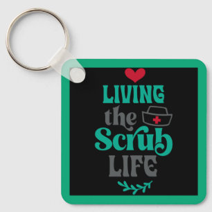 Porte-clés Vivre La Vie Scrub