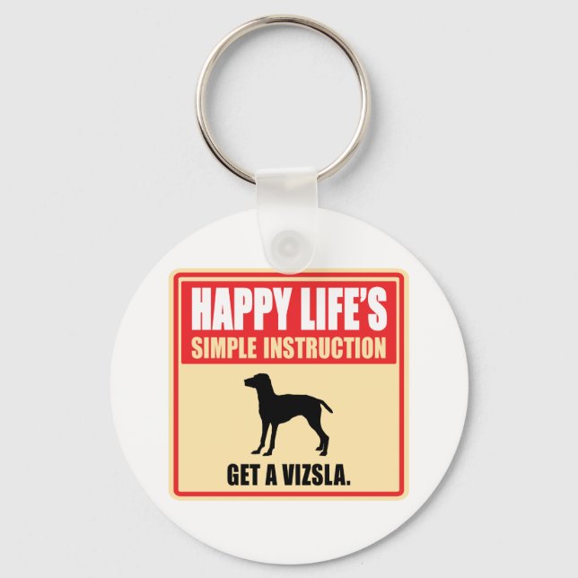 Porte-clés Vizsla (Recto)