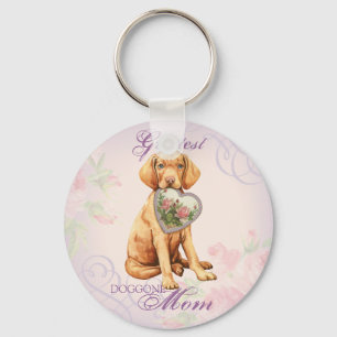 Porte-clés Vizsla Heart Maman