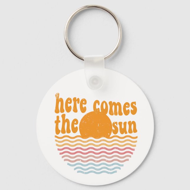 Porte-clés Voici le Sun Retro (Recto)