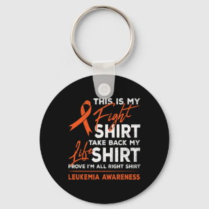 Porte-clés Voici Mon combat Leucémie Cancer Sensibilisation O