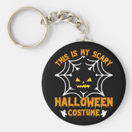 Porte-clés Voici mon costume d'Halloween