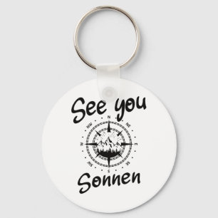 Porte-clés Voir Vous Randonnée Sonnen Allemagne Vacances Ski 