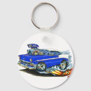 Porte-clés Voiture 1956 bleue de Chevy 150-210