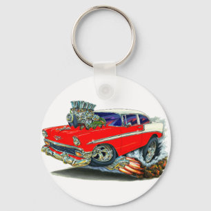Porte-clés Voiture 1956 de rouge de Chevy Belair