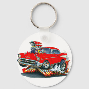 Porte-clés Voiture 1957 de rouge de Chevy Belair