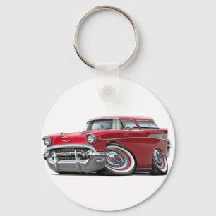 Porte-clés Voiture 1957 de rouge de nomade de Chevy
