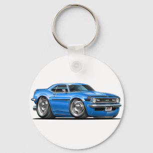 Porte-clés Voiture 1968 Bleu-Noire de Camaro