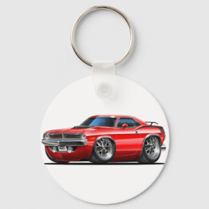 Porte-clés Voiture 1970 de rouge de Plymouth Cuda