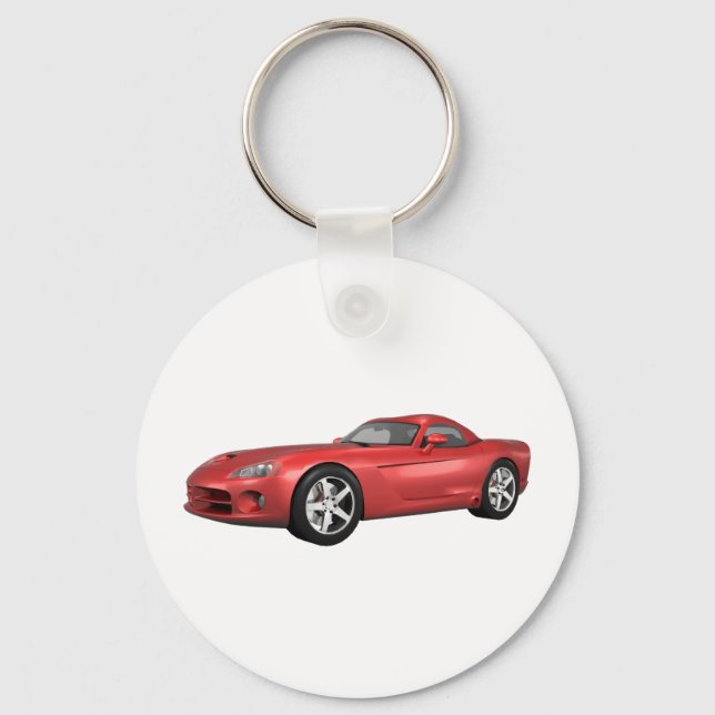 Porte-clés Voiture à muscle à dessus rigide Viper : Finition  (Recto)