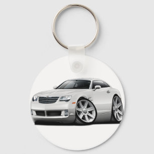 Porte-clés Voiture Blanche Crossfire
