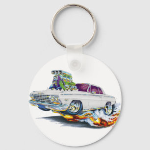 Porte-clés Voiture blanche Impala 1962-63